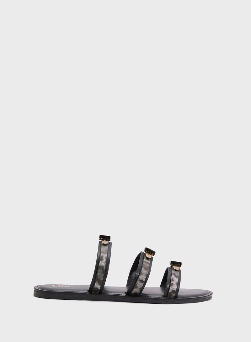 ELLA Triple Strap Casual Sandal  - Image 1