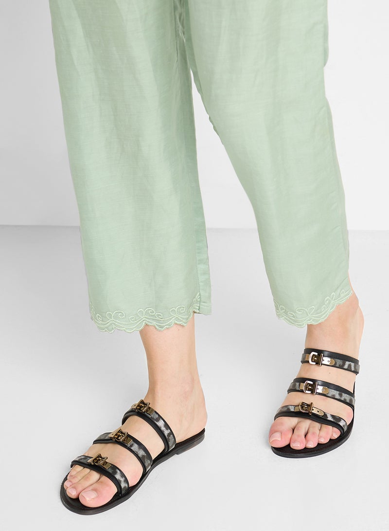 ELLA Triple Strap Casual Sandal  - Image 5