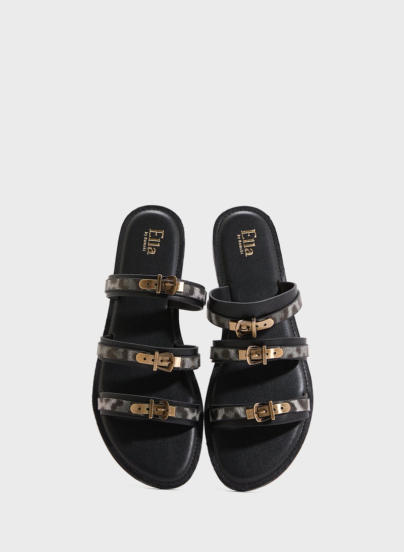 ELLA Triple Strap Casual Sandal  - Image 4