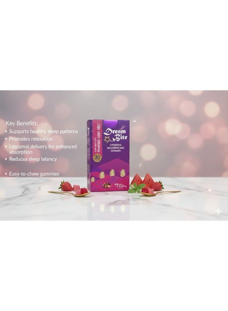 LACTONOVA MELATONIN 5mg GUMMIES DREAM BITE - Image 1