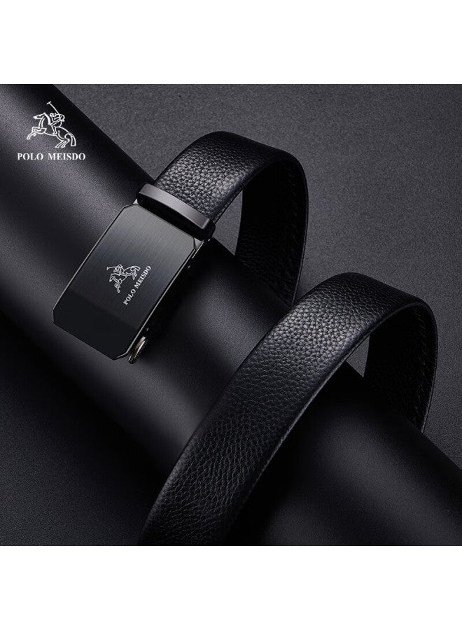 Polomeisdo Paolo Mest Men's Genuine Leather Belt New Style Gift Box Jd Self-operated Birthday Gift For Boyfriend Husband Father Practical - Image 1