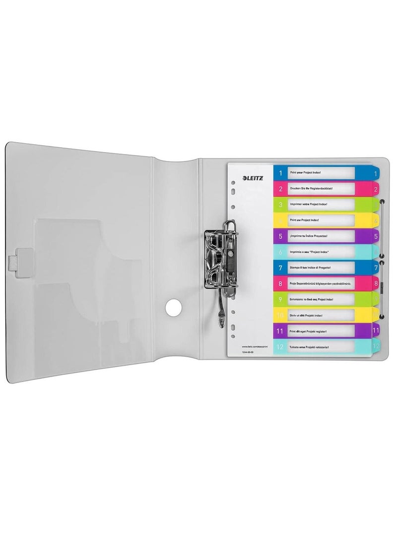 LEITZ Index Print. WOW A4 PP 1-12 coloured  - Image 2