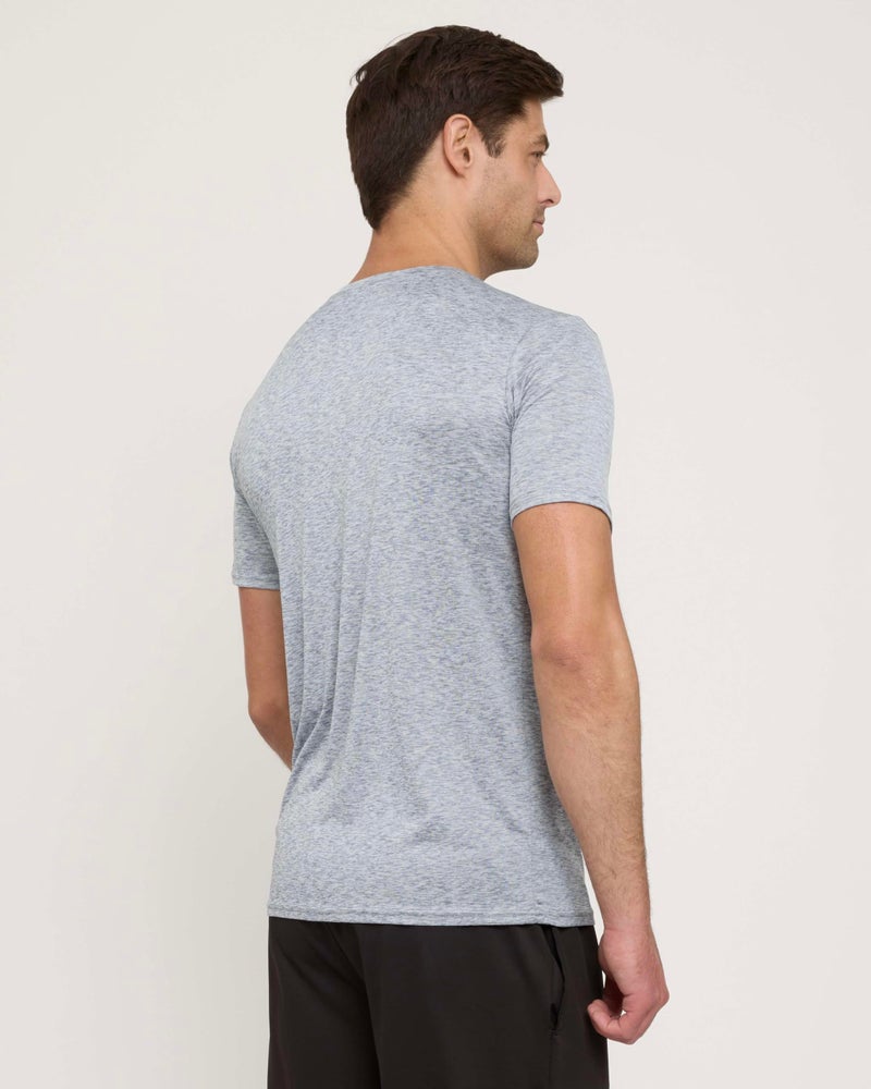 REALESSENTIALS Real Essentials 5 Pack: Menâ€™s Short Sleeve Dry Fit T-Shirts â€“ Moisture Wicking Athletic Workout Gym Fitness Casual Tees, Set 16, X-Large - Image 3