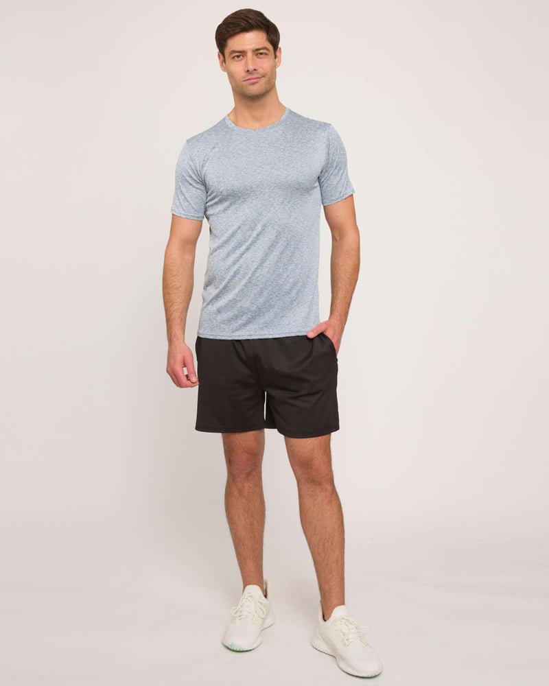 REALESSENTIALS Real Essentials 5 Pack: Menâ€™s Short Sleeve Dry Fit T-Shirts â€“ Moisture Wicking Athletic Workout Gym Fitness Casual Tees, Set 16, X-Large - Image 5