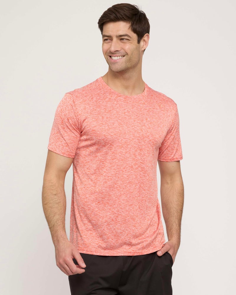 REALESSENTIALS Real Essentials 5 Pack: Menâ€™s Short Sleeve Dry Fit T-Shirts â€“ Moisture Wicking Athletic Workout Gym Fitness Casual Tees, Set 16, X-Large - Image 2
