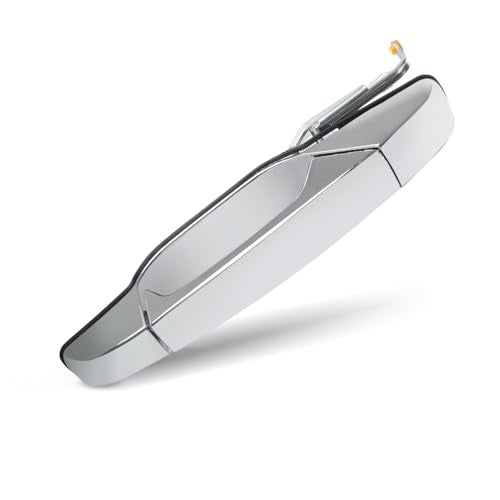 BELKEBIR Exterior Chrome Door Handle Rear Left Driver Side Compatible with 20072014 Chevy Silverado Suburban Avalanche Tahoe GMC Sierra Yukon Cadillac Escalade Replace 15915659 20954849 22738725 25890289 - Image 1