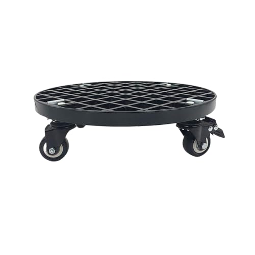 Xedragony Planter Caddy Heavy Duty Plant Stand with Locking Wheels Outdoor Indoor 17 Inch 600 Lbs Capacity - Image 1
