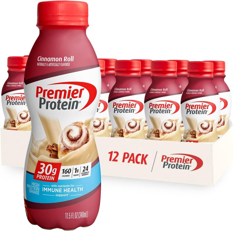 Premier Protein Shake - Cinnamon Roll Flavor - Image 1