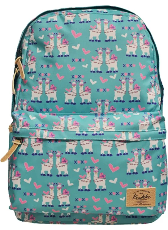 كاوكو Lama Turquoise Backpack K1326