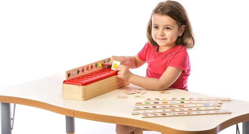 edu fun Edu-Fun Sorting Box - Educational Wooden Toy for Kids - Image 3