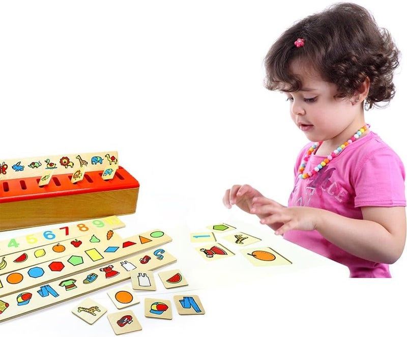 edu fun Edu-Fun Sorting Box - Educational Wooden Toy for Kids - Image 2