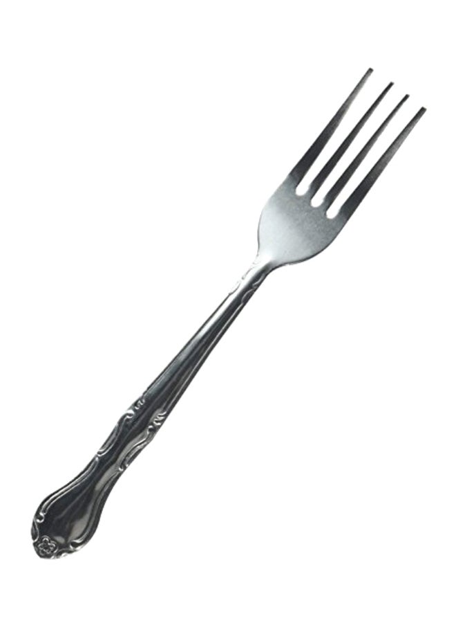Winco 12-Piece Elegance Dinner Fork Set, 18-0 Stainless Steel,Silver - Image 1