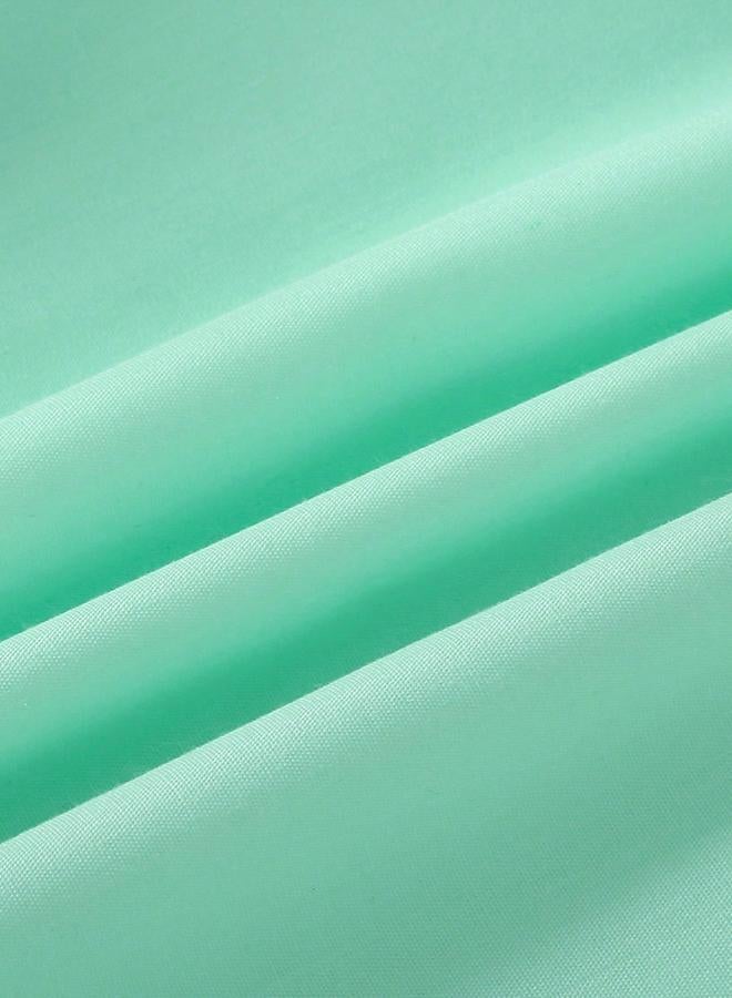 Take Two Boys Green Solid Button Front Shirt - Image 4