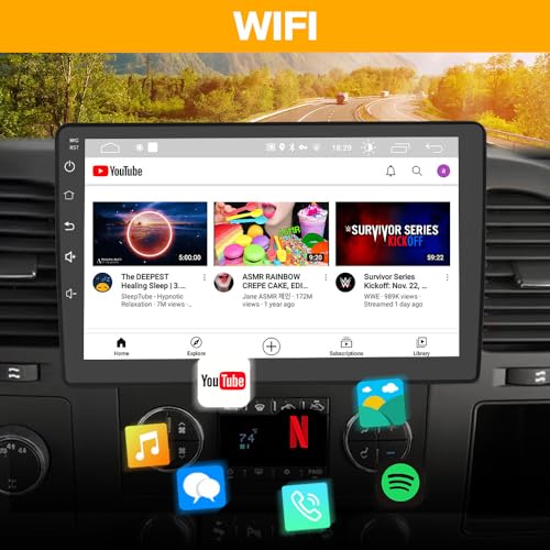AWESAFE 4Core 64GB Car Radio Stereo for Chevy Silverado 2007-2013 Tahoe Equinox GMC Sierra Yukon 10 inch Touch Screen CarPlay Android Auto - Image 4