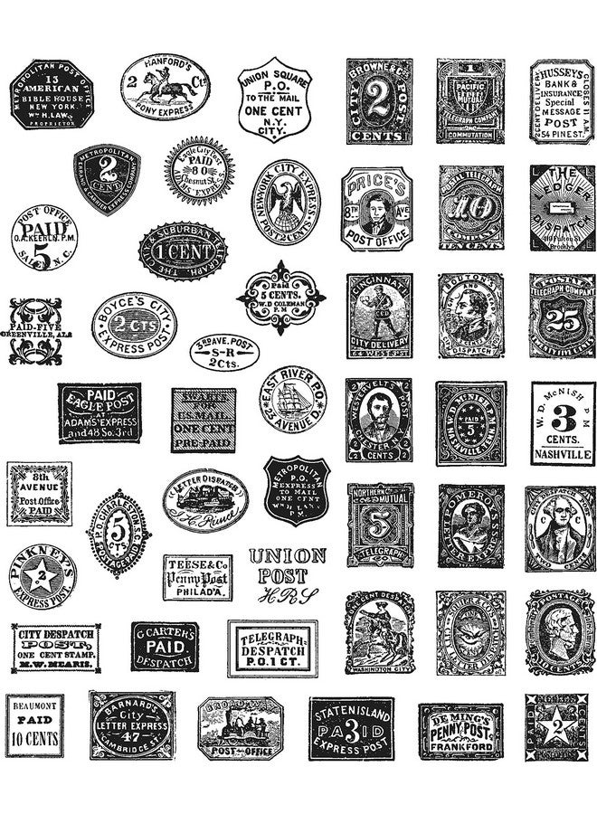 تامبريس أنونمس تيم هولتز كلينج 7X8.5 جامع الطوابع - Image 2