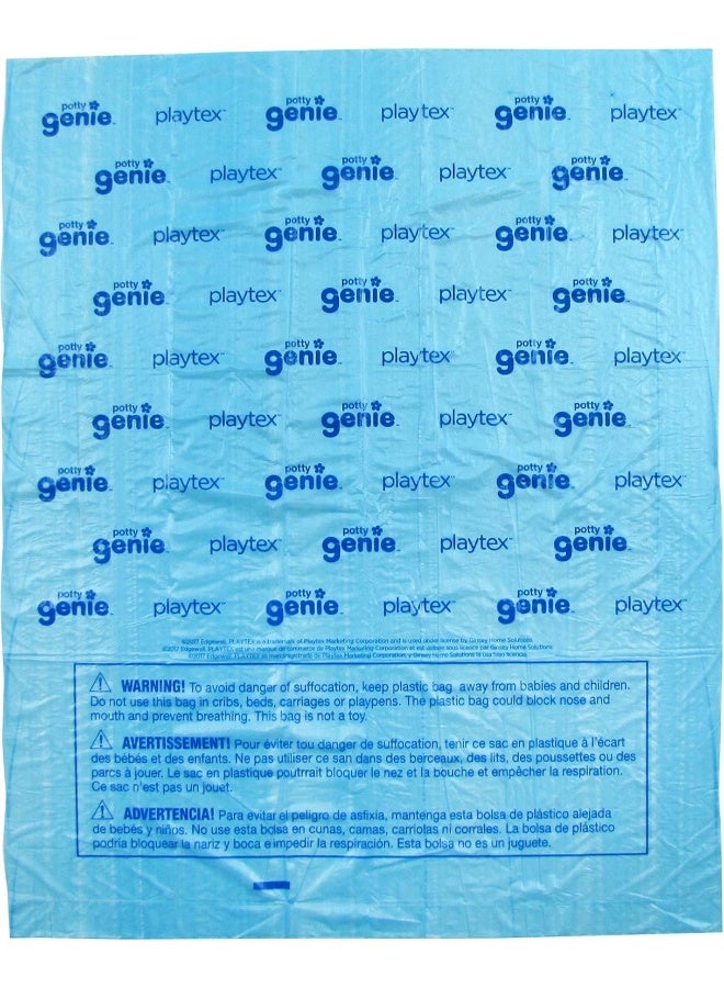 Playtex Baby Potty Genie Liner Refill Bags 2 Pack, Blue - Image 2