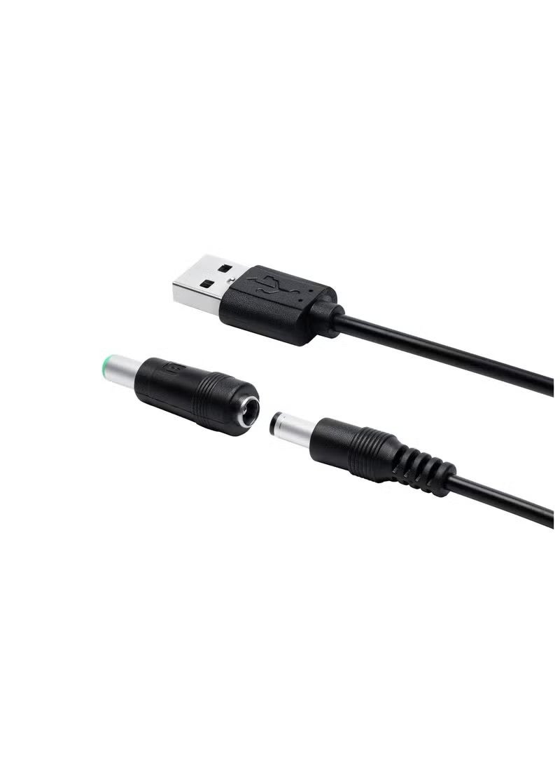 فوجيشكا كابل طاقة USB إلى DC 5V 8 في 1 مع موصل 5.5*2.1 ملم لشحن الأجهزة مع 8 رؤوس موصل لمروحة، سماعة، راوتر، لمبة LED - Image 5