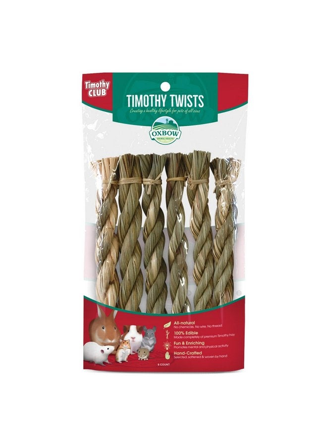 Oxbow Animal Health Timothy Club Timothy Twists 6 Count (Pack of 1) - Image 1
