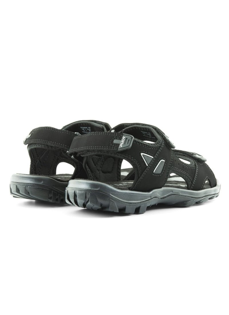 PUCA - Puca Fashion Sandals For Men | Comfortable and Stylish Men's Sandals | Spark-10 Black - Image 1