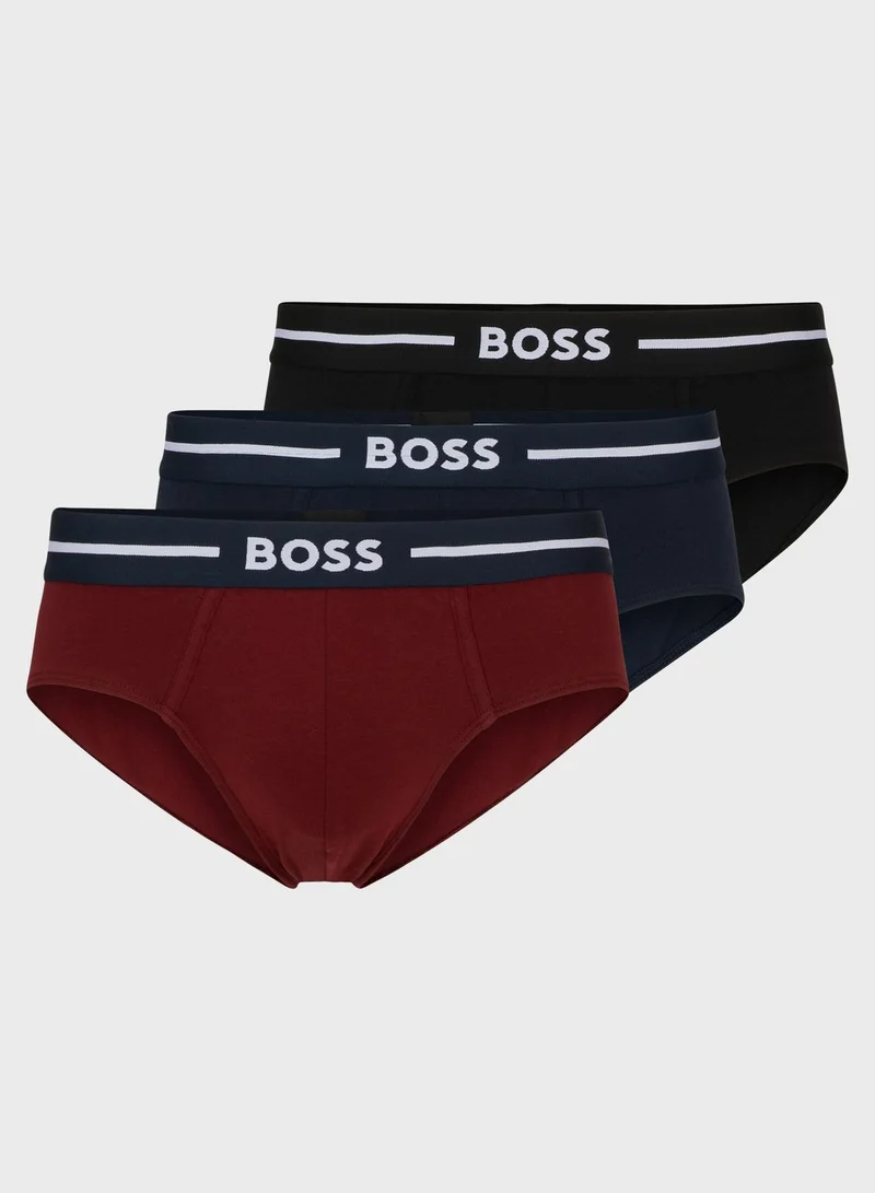 BOSS 3 Pack Assorted Briefs