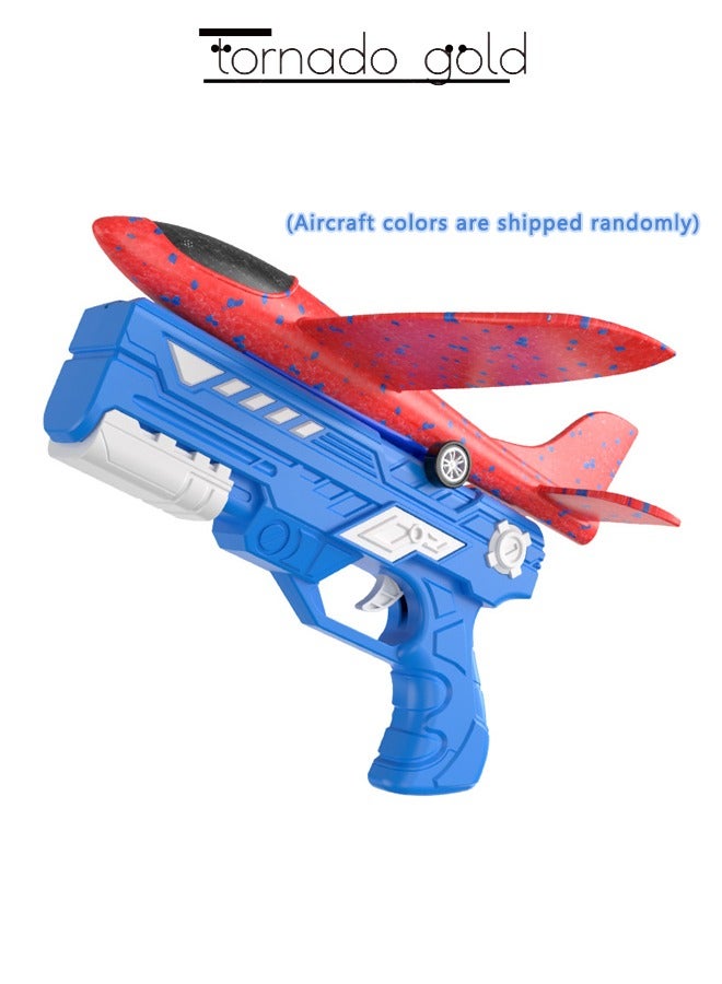 Ejection Aircraft Gun Foam Throw Gyroplane Children's Interactive Outdoor Toys - Image 1
