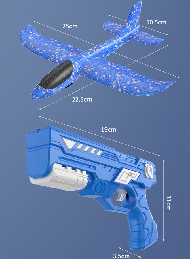 Ejection Aircraft Gun Foam Throw Gyroplane Children's Interactive Outdoor Toys - Image 4