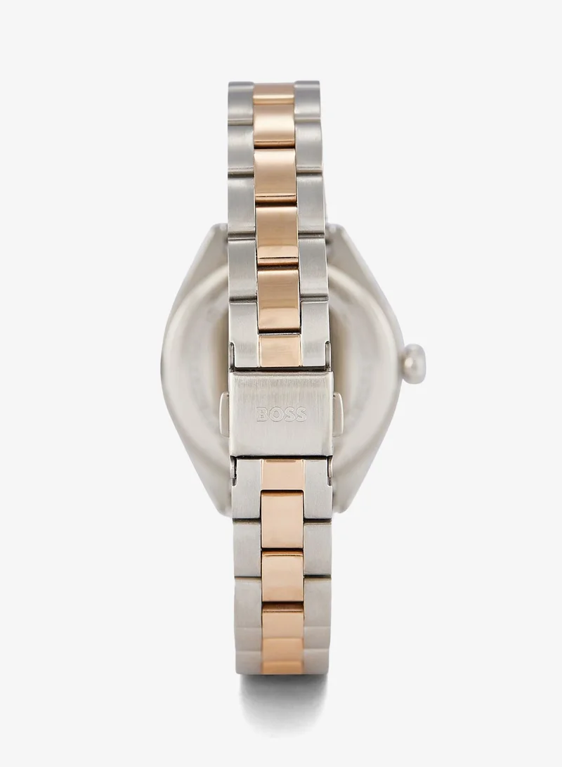 BOSS  Sage Collection Analog Quartz Watch For Women With Two-Tone Stainless Steel Bracelet - 1502727 for Women | Best Price UAE