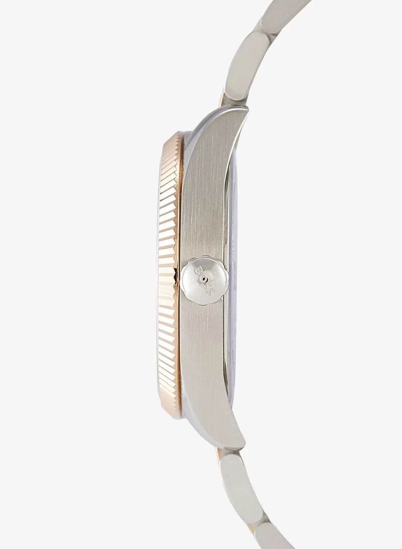 BOSS  Sage Collection Analog Quartz Watch For Women With Two-Tone Stainless Steel Bracelet - 1502727 for Women | Best Price UAE