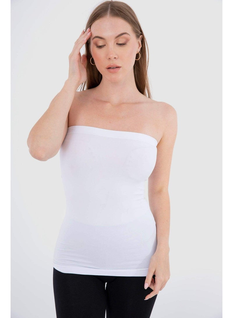 Carina Long Strapless Top (Cookies) - Image 1