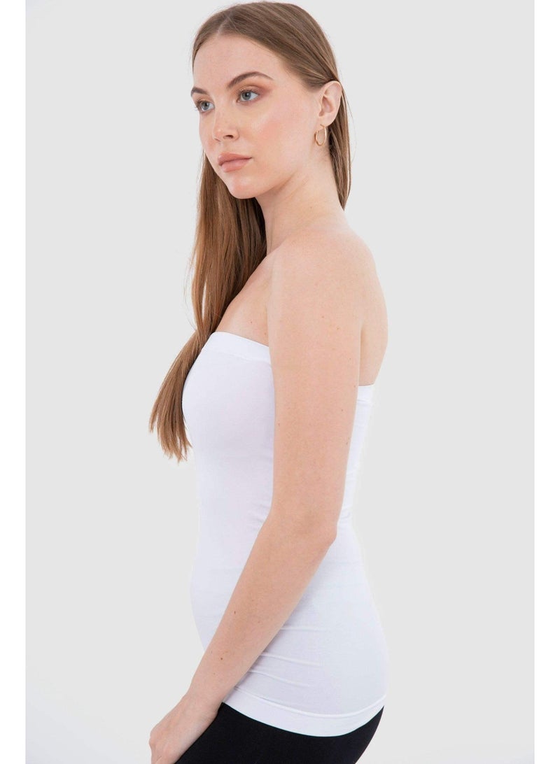 Carina Long Strapless Top (Cookies) - Image 2