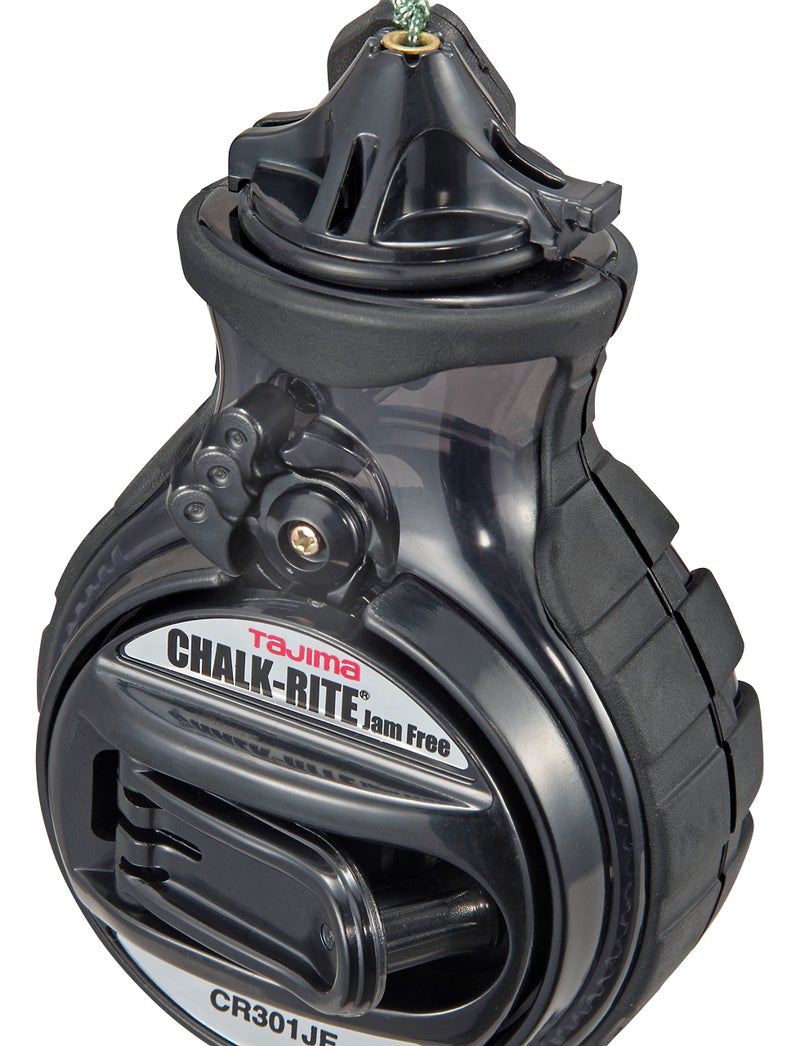 Tajima TAJIMA Chalk Line - Chalk-Rite Jam Free Chalk Box with Extra Bold 1mm Snap Line & Five Gear Quick Retrieval - CR301JF  - Image 2