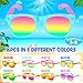 Metemot Kids Sunglasses Bulk Party Favors for Kids 48 35 16 Packs Boys Girls Sunglasses with UV 400 Protection Neon Toddler Sunglasses for Kids Birthday Pool Beach Party Favors - Image 4