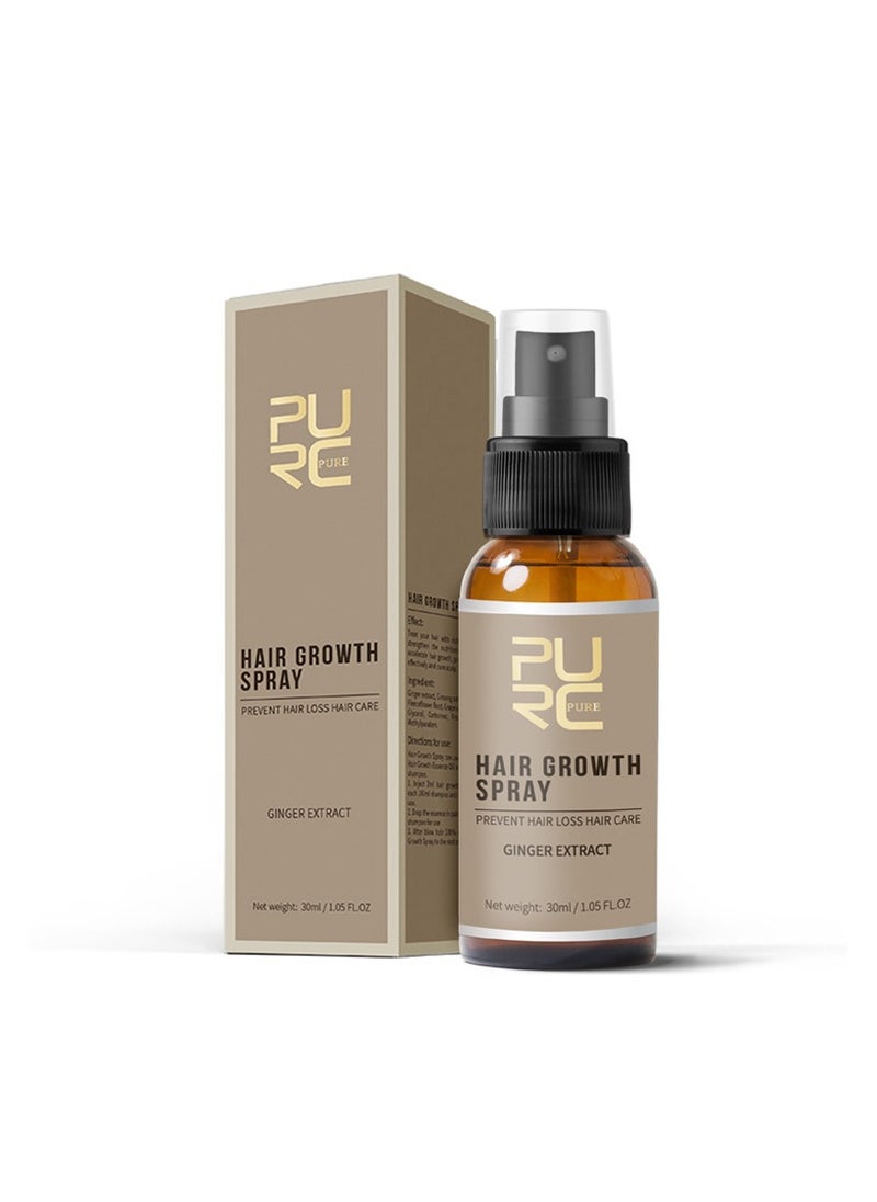 PURC - PURC Hair Growth Spray Fast Growing Hair Oil Loss Treatment Thinning Prevents Hair Care Beauty Products 30 ml For Men Women - Image 1