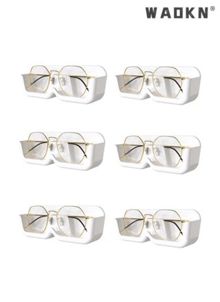 حامل نظارات حائطي مكون من 6 قطع، رف عرض للنظارات الشمسية، أرفف لاصقة، ملحقات عائمة، منظم تخزين للنظارات - pzsku/Z7374D3AD4F6F72F7CA7FZ/45/1755051659/2d0f8f92-33cb-42b0-915c-5d3c1ac1bad9