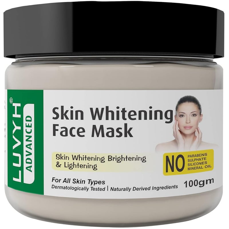 Luvyh Skin Whitening Face Mask For Glowing And Brightening Face Pack For Instant Natural Glow Anti Pigmentation  Dark Spot100G - Image 1