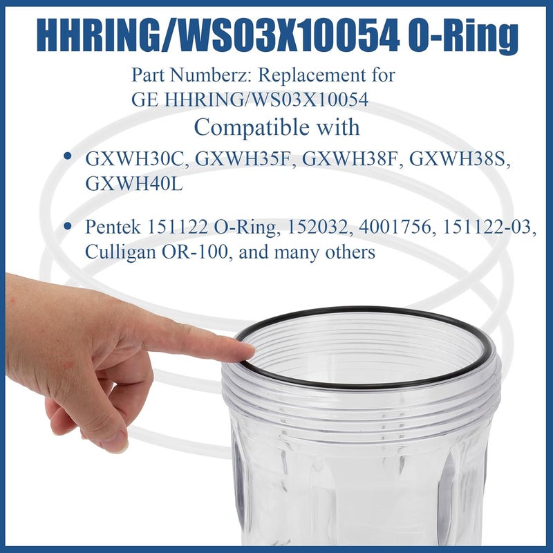Eiahonen Repalcement for GE HHRING/ WS03X10054 O-Ring for Whole Home Filtration Models GXWH30C, GXWH35F, GXWH38F, GXWH38S, GXWH40L (3 Pack) - Image 4