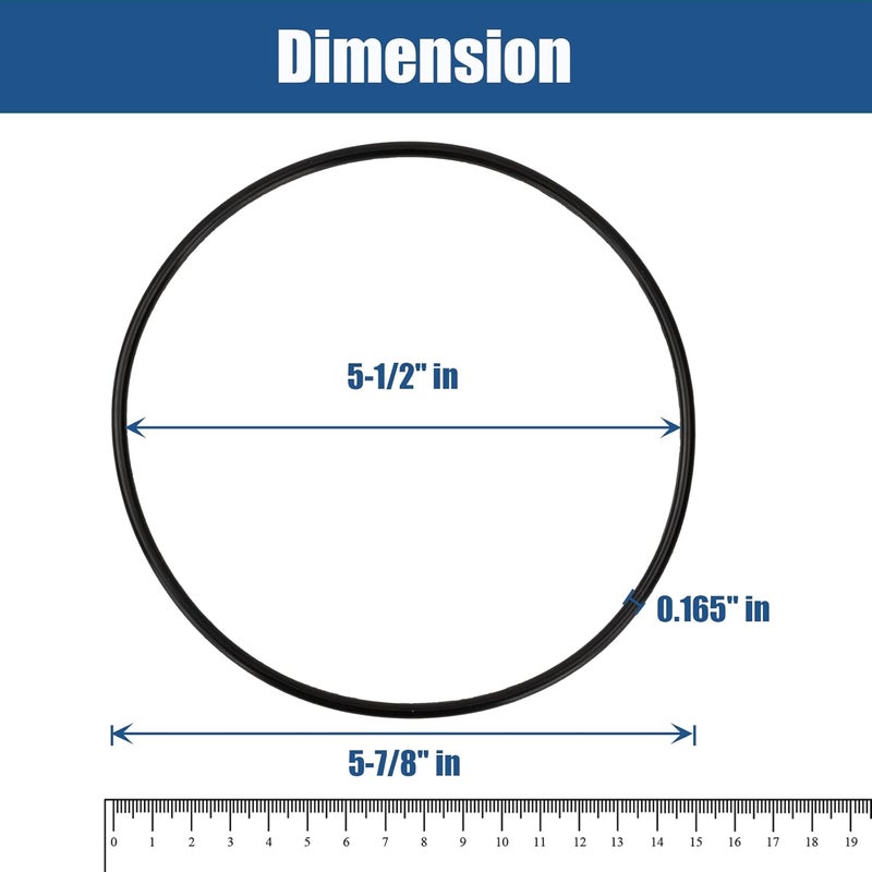 Eiahonen Repalcement for GE HHRING/ WS03X10054 O-Ring for Whole Home Filtration Models GXWH30C, GXWH35F, GXWH38F, GXWH38S, GXWH40L (3 Pack) - Image 2