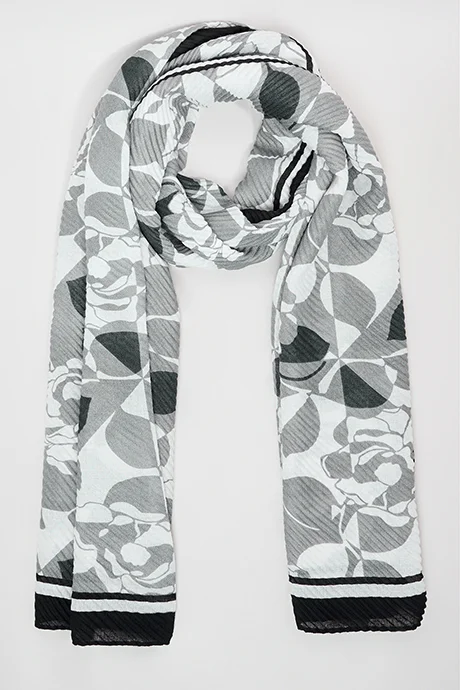 أر أند بي Patterned Scarf, 180X85cm