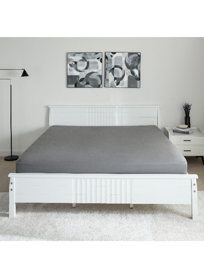 Home Box Essential Cotton King Fitted Sheet 200 x 36 x 180 cm - Image 3