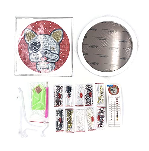 ArtBee DIY Diamonds Cartoon Painting Mosaic Art Crafts (White Dog) - Image 2