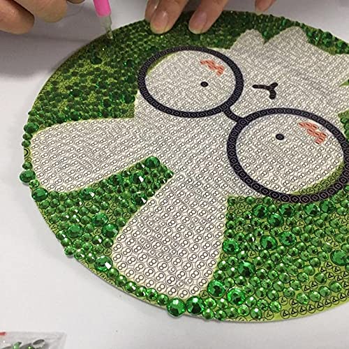 ArtBee DIY Diamonds Cartoon Painting Mosaic Art Crafts (White Dog) - Image 5