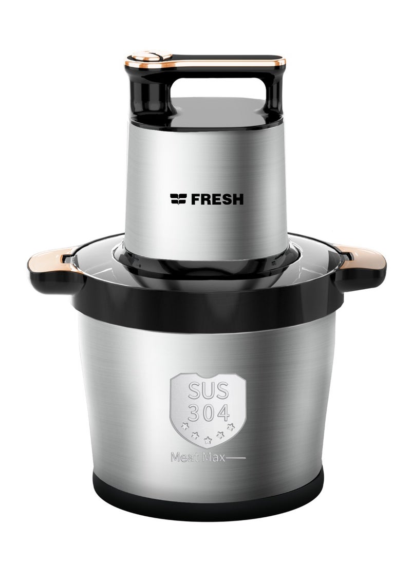 Fresh 6L Stainless Steel Electric Grinder - Powerful 1500W Motor CH1500W for Efficient Grinding and Chopping Food  - Image 1