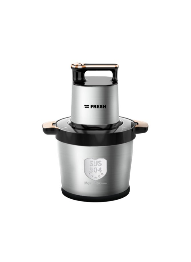 Fresh 6L Stainless Steel Electric Grinder - Powerful 1500W Motor CH1500W for Efficient Grinding and Chopping Food  - Image 2