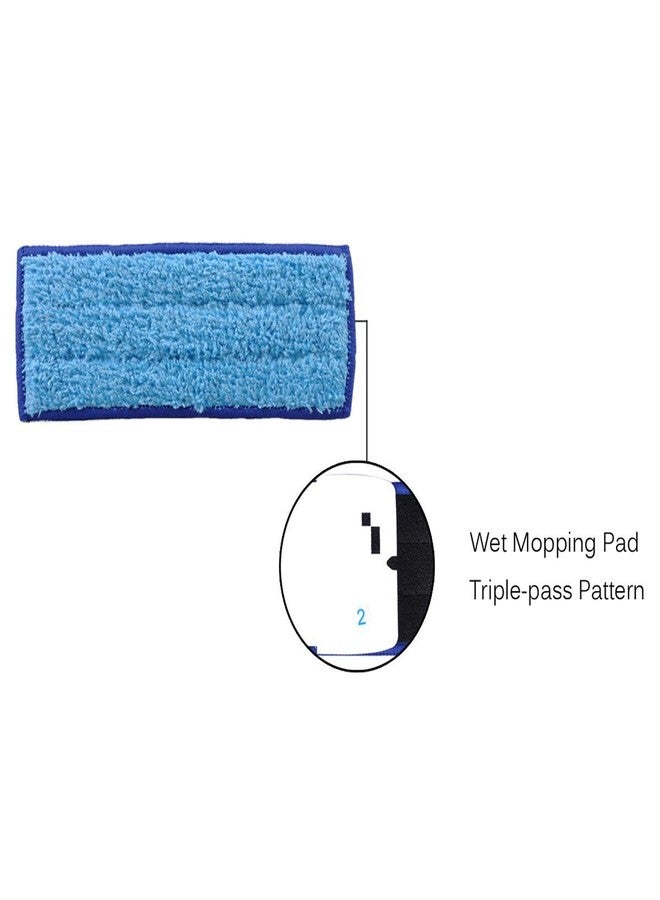 KEEPOW Braava Jet 240 Mop Pads Compatible with irobot Braava Jet 240 241 245 Robot Mop, 3 Pack Wet Mop Pads - Image 3