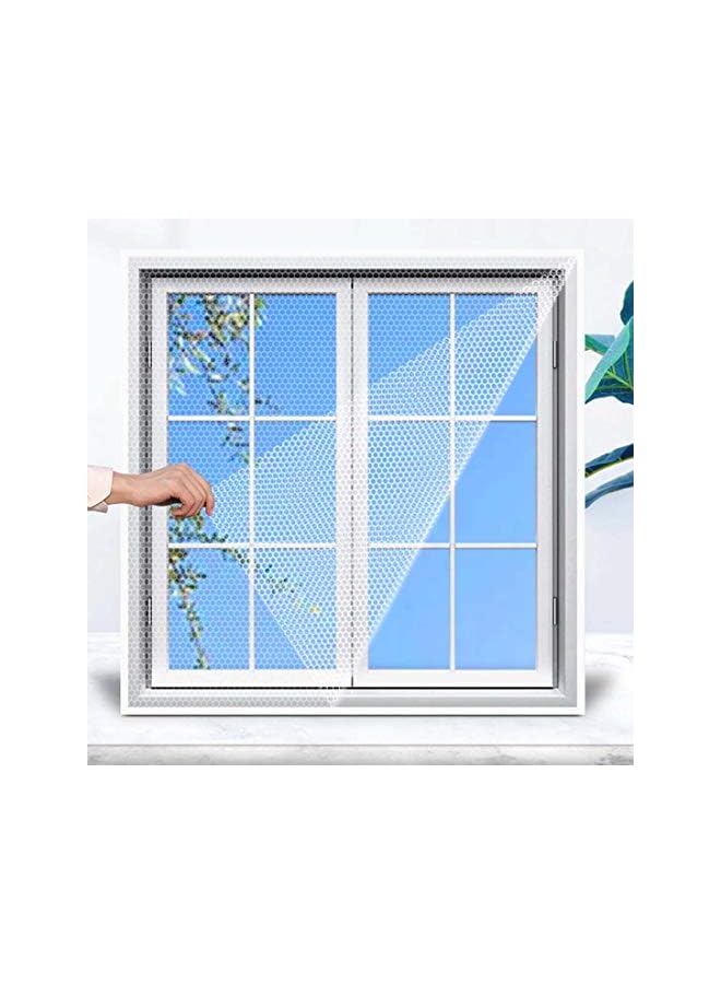 The Bros Self-adhesive Window Screen, Anti Mosquito Net Adjustable DIY Fly Window Screen Mesh Insect Netting Bug Bee Mosquito Protector With Sticky Tape for most Windows, 100X150cm - Image 3