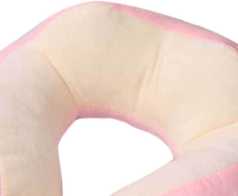 U Shaped Plush Neck Pillow Comfortable Head Pillow for Office Nap Travel Car Sleeping, Skin Friendly Breathable for Neck Support, Cute and Vivid Expressions, Cute for Kids and Adults, As - Image 2