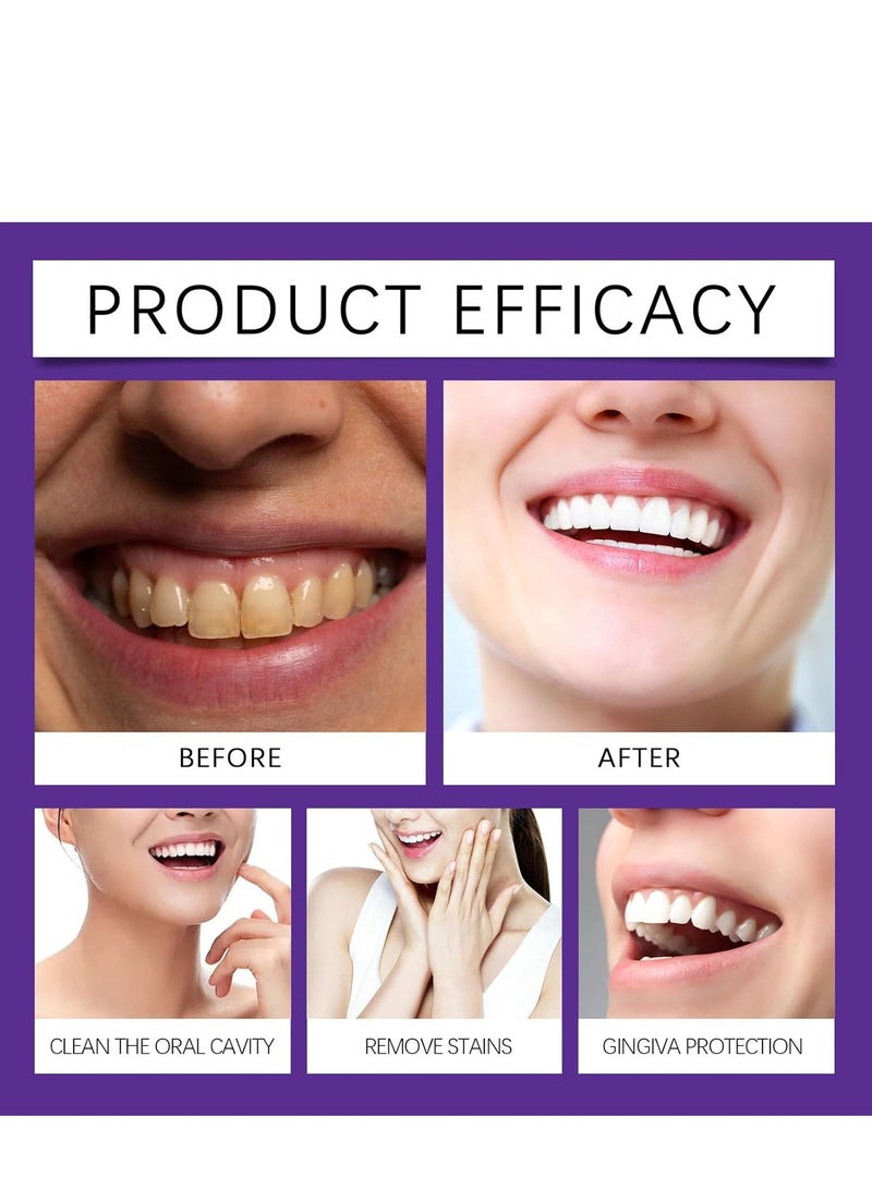 أورالحوي مسحوق معدني لاستعادة الأسنان الأرجواني ، مسحوق الأسنان المعدني ، مسحوق معدني لترميم الأسنان فعال في تقوية الأسنان واللثة 50 جرام - Image 2