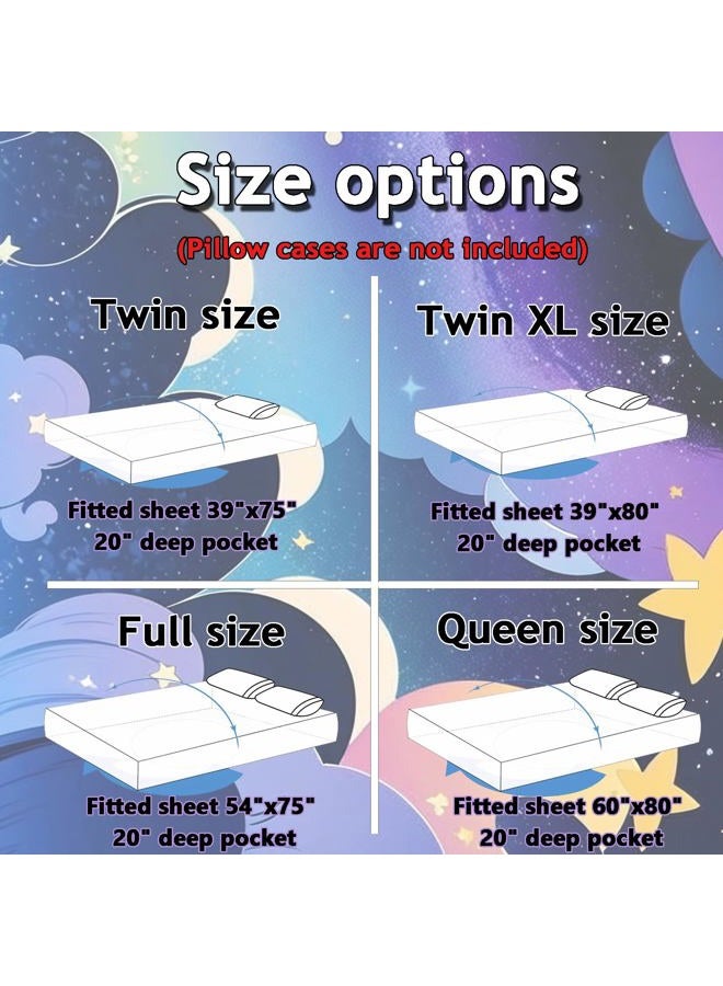 MorroMorn Fleece Fitted Sheet Twin XL Only, Super Soft Plush Bottom Sheet with 20" Deep Pocket, Kawaii Cute for Girls Kids Teen Dorm Back to School, No Pillowcases (Pink Strawberry, Twin XL Size) - Image 2