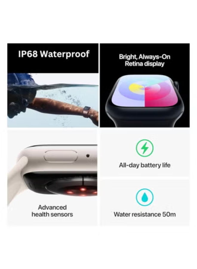 TIGER GS9 Mini Smartwatch Black – 1.75 Inches AMOLED Display with Always-On Screen | Raise to Awake Feature | Advanced Health Tracking & Multi-Sport Modes | 1GB Storage | Stylish, Durable Fitness Watch for Men & Women - Image 3