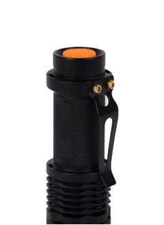 LUSTER Small LED flashlight with clip, black  - Image 5